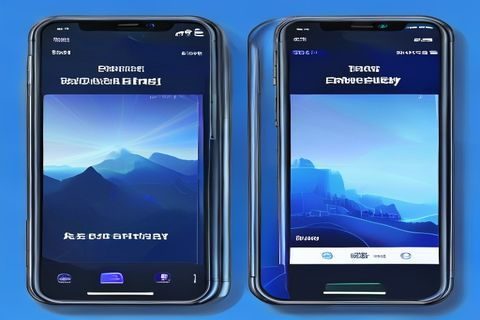 麻豆传媒app官方下载页面截图，展示Android与iOS双端下载按钮，天蓝孟菲斯风格界面，清晰直观